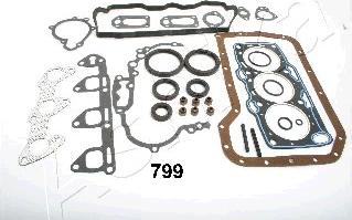 Ashika 49-07-799 - Комплект прокладок, двигун autocars.com.ua