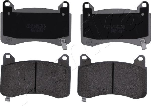 Ashika 50-00-00118 - Гальмівні колодки, дискові гальма autocars.com.ua