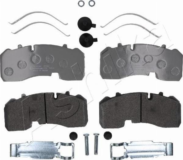 Ashika 50-00-00120 - Гальмівні колодки, дискові гальма autocars.com.ua