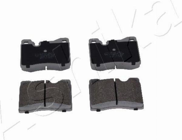 Ashika 50-00-0143 - Гальмівні колодки, дискові гальма autocars.com.ua