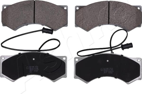 Ashika 50-00-0148 - Гальмівні колодки, дискові гальма autocars.com.ua