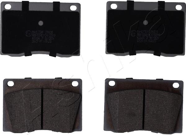 Ashika 50-00-0272 - Гальмівні колодки, дискові гальма autocars.com.ua