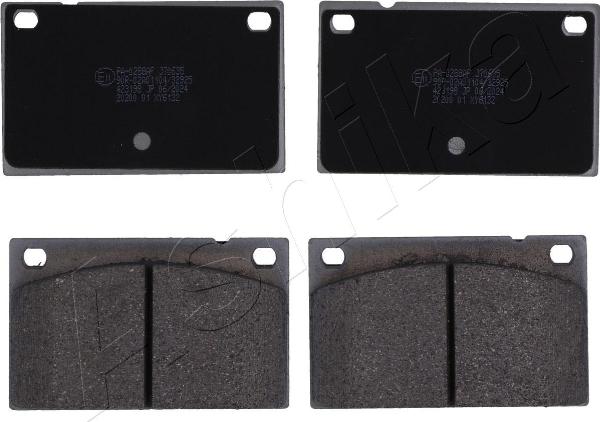 Ashika 50-00-0288 - Гальмівні колодки, дискові гальма autocars.com.ua