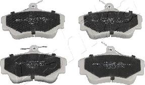 Ashika 50-00-0326 - Гальмівні колодки, дискові гальма autocars.com.ua