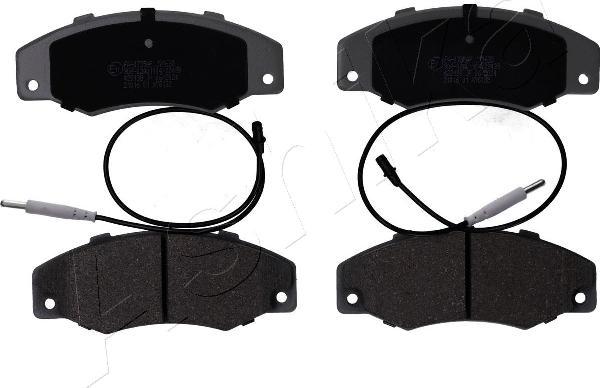 Ashika 50-00-0735 - Гальмівні колодки, дискові гальма autocars.com.ua