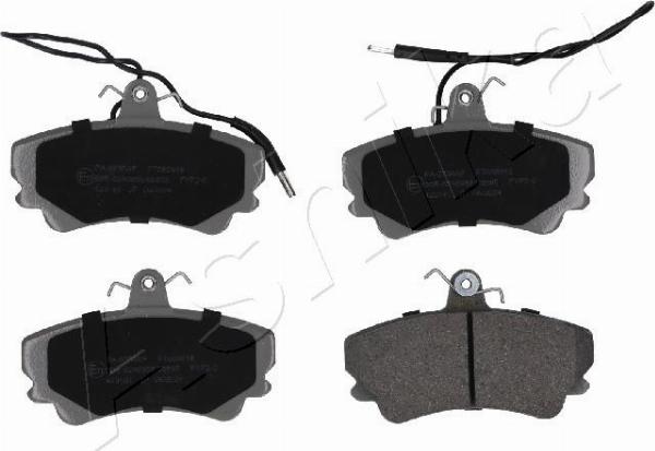 Ashika 50-00-0736 - Гальмівні колодки, дискові гальма autocars.com.ua