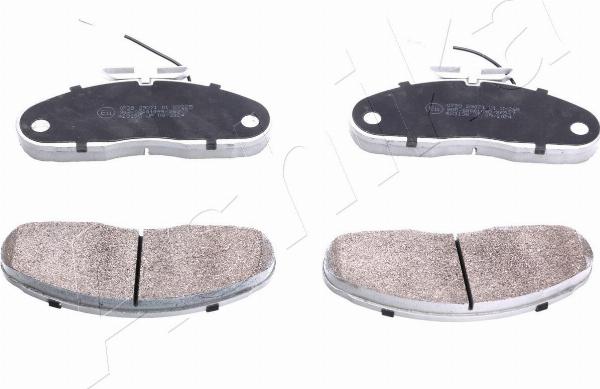 Ashika 50-00-0739 - Гальмівні колодки, дискові гальма autocars.com.ua