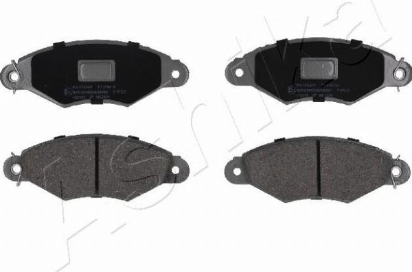 Ashika 50-00-0742 - Гальмівні колодки, дискові гальма autocars.com.ua