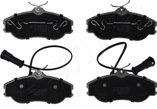 Ashika 50-00-09104 - Гальмівні колодки, дискові гальма autocars.com.ua