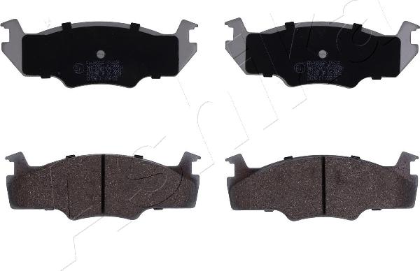 Ashika 50-00-0983 - Гальмівні колодки, дискові гальма autocars.com.ua