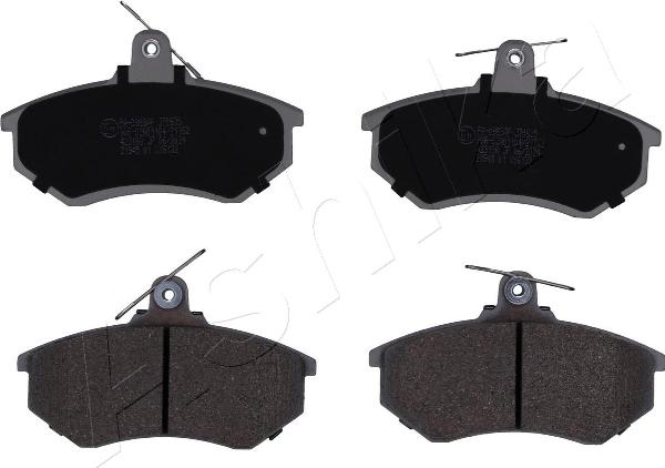 Ashika 50-00-0989 - Гальмівні колодки, дискові гальма autocars.com.ua