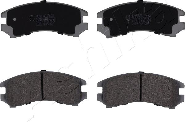 Ashika 50-01-1019 - Гальмівні колодки, дискові гальма autocars.com.ua