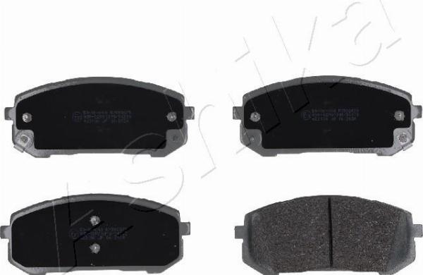 Ashika 50-0K-K40 - Гальмівні колодки, дискові гальма autocars.com.ua