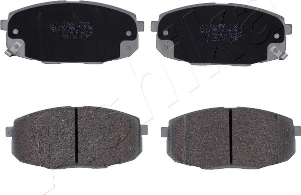 Ashika 50-0K-K45 - Гальмівні колодки, дискові гальма autocars.com.ua