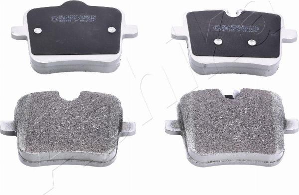 Ashika 51-00-0127 - Гальмівні колодки, дискові гальма autocars.com.ua