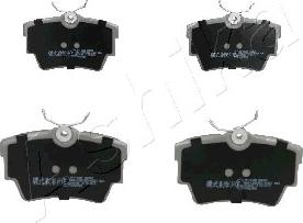 Ashika 51-01-109 - Колодки гальмівні дискові задні RENAULT. OPEL вир-во ASHIKA autocars.com.ua