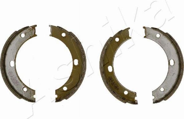 Ashika 55-00-0243 - Комплект гальм, барабанний механізм autocars.com.ua