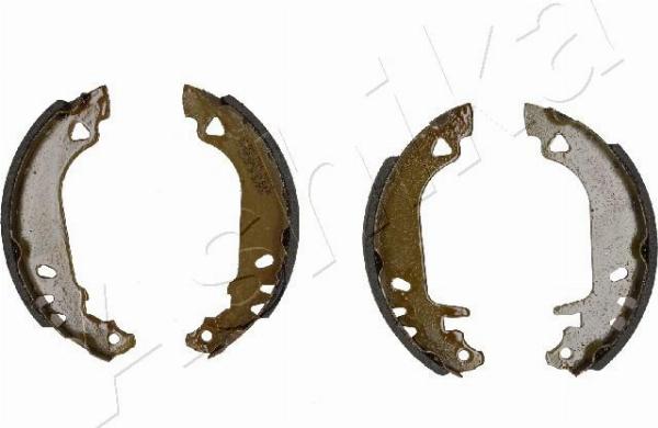 Ashika 55-00-0253 - Комплект гальм, барабанний механізм autocars.com.ua