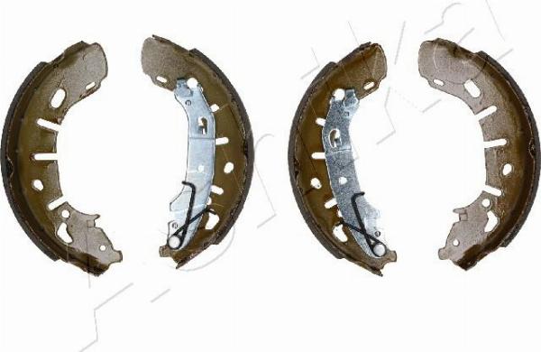 Ashika 55-00-0254 - Комплект гальм, барабанний механізм autocars.com.ua