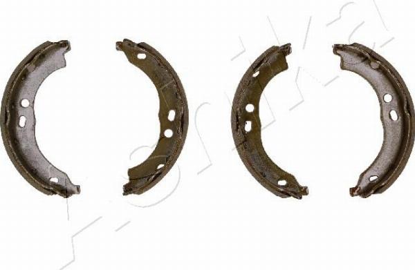 Ashika 55-00-0255 - Комплект гальм, барабанний механізм autocars.com.ua
