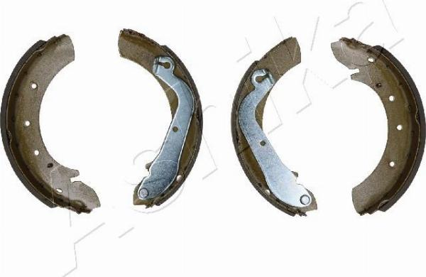 Ashika 55-00-0257 - Комплект гальм, барабанний механізм autocars.com.ua