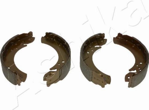 Ashika 55-00-0322 - Комплект гальм, барабанний механізм autocars.com.ua