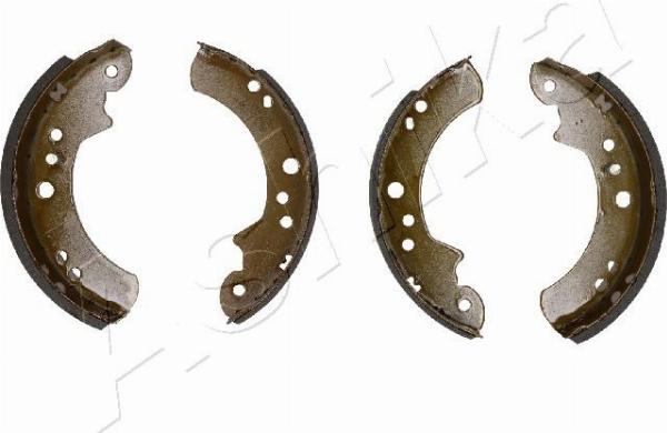 Ashika 55-00-0342 - Комплект гальм, барабанний механізм autocars.com.ua