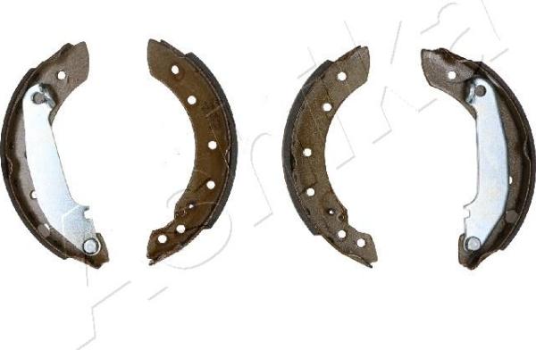 Ashika 55-00-0349 - Комплект гальм, барабанний механізм autocars.com.ua