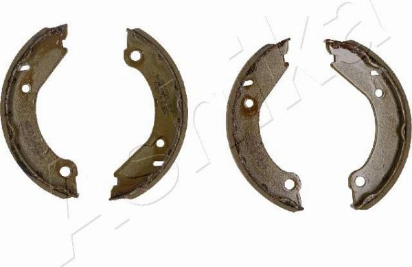 Ashika 55-00-0352 - Комплект гальм, барабанний механізм autocars.com.ua