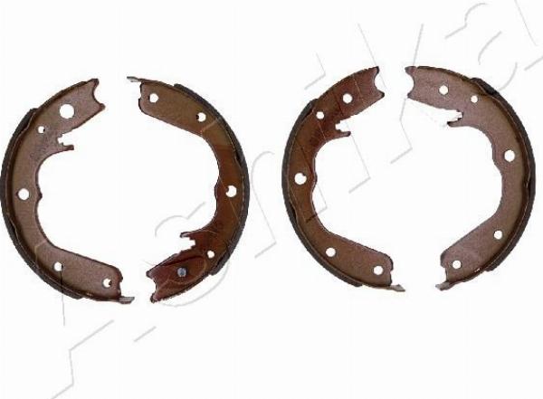 Ashika 55-00-0407 - Комплект гальм, барабанний механізм autocars.com.ua