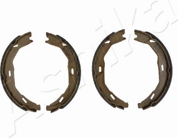 Ashika 55-00-0512 - Комплект гальм, барабанний механізм autocars.com.ua