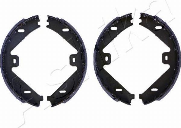 Ashika 55-00-0514 - Комплект гальм, барабанний механізм autocars.com.ua