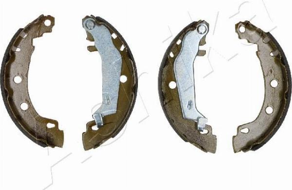 Ashika 55-00-0722 - Комплект гальм, барабанний механізм autocars.com.ua