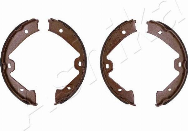 Ashika 55-00-0914 - Комплект гальм, барабанний механізм autocars.com.ua