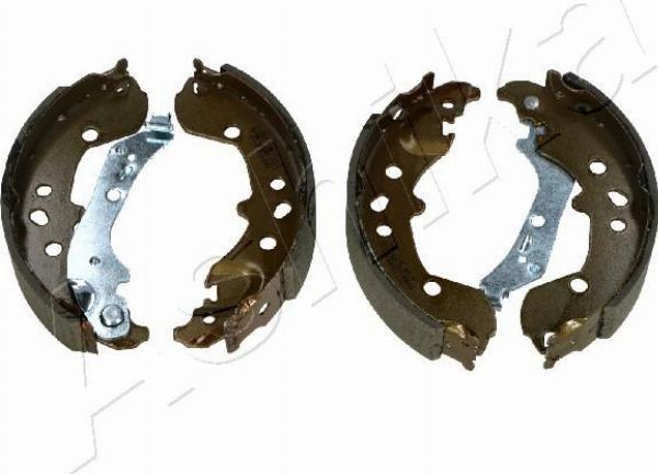 Ashika 55-00-0915 - Комплект гальм, барабанний механізм autocars.com.ua