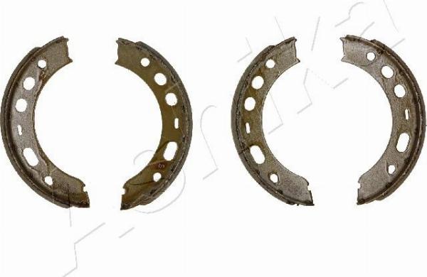 Ashika 55-00-0922 - Комплект гальм, барабанний механізм autocars.com.ua