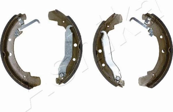 Ashika 55-00-0928 - Комплект гальм, барабанний механізм autocars.com.ua