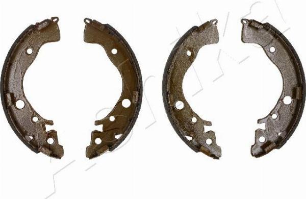 Ashika 55-04-424 - Комплект гальм, барабанний механізм autocars.com.ua