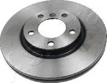 Ashika 60-00-0153 - Гальмівний диск autocars.com.ua