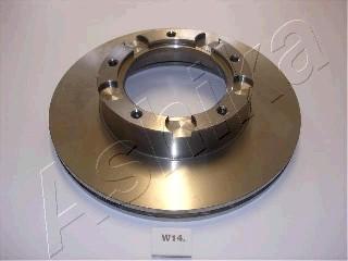 Ashika 60-0W-014 - Гальмівний диск autocars.com.ua