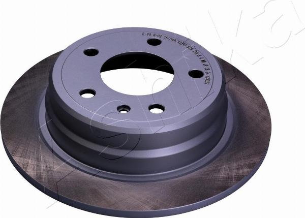 Ashika 61-00-0725C - Гальмівний диск autocars.com.ua