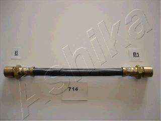 Ashika 69-07-714 - Кронштейн, гальмові шланг autocars.com.ua