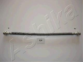 Ashika 69-08-874 - Кронштейн, гальмові шланг autocars.com.ua