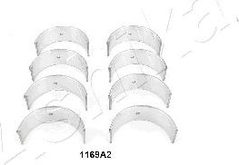 Ashika 82-1169A2 - шатуни підшипник autocars.com.ua