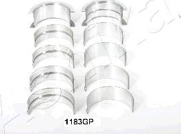 Ashika 86-1183GP - Комплект підшипників колінчастого вала autocars.com.ua