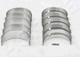 Ashika 86-1408A2 - Комплект підшипників колінчастого вала autocars.com.ua