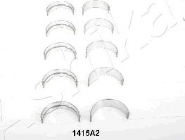 Ashika 86-1415A2 - Комплект підшипників колінчастого вала autocars.com.ua