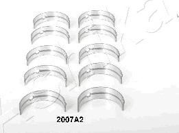 Ashika 86-2007A2 - Комплект підшипників колінчастого вала autocars.com.ua