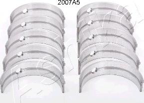 Ashika 86-2007A5 - Комплект підшипників колінчастого вала autocars.com.ua