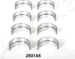 Ashika 86-2501A5 - Комплект підшипників колінчастого вала autocars.com.ua